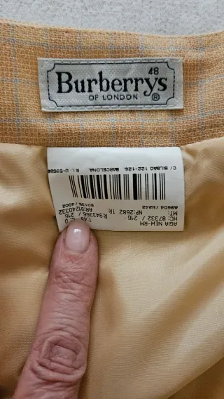 Chaqueta Burberrys Talla 48 Beige