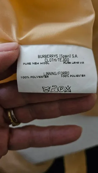 Chaqueta Burberrys Talla 48 Beige