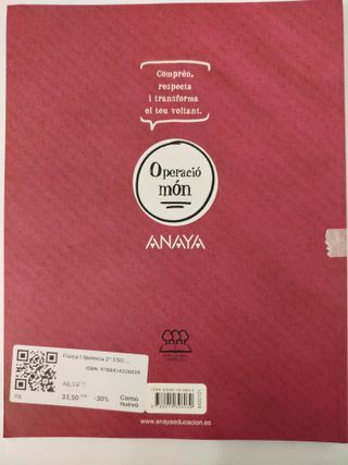 Física i Química 2ºESO - Illes Balears - Operació Món -