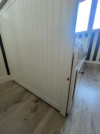 Cama Diván IKEA Hemnes Blanca + 2 colchones