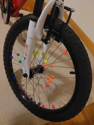 Bicicleta infantil roja 20 pulgadas