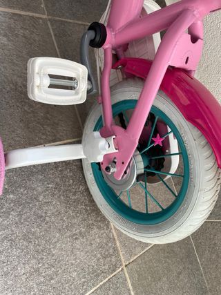 Bicicleta infantil rosa 12’
