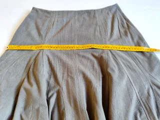 Conjunto Top y Falda verde- gris