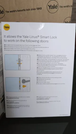 Cerradura Inteligente Yale Linus L2 + cilindro