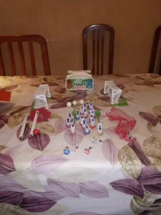 Juego de futbolín de mesa