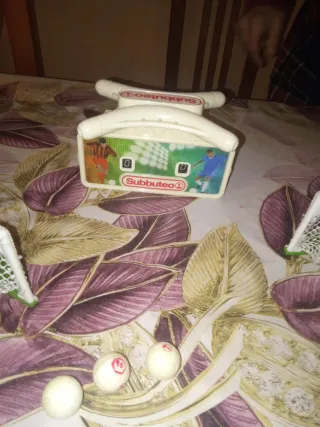 Juego de futbolín de mesa