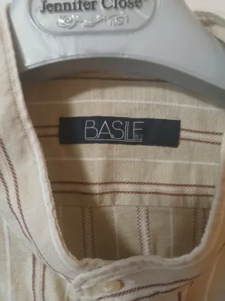 Camicia Basile misto lino TG.L/XL anni '80