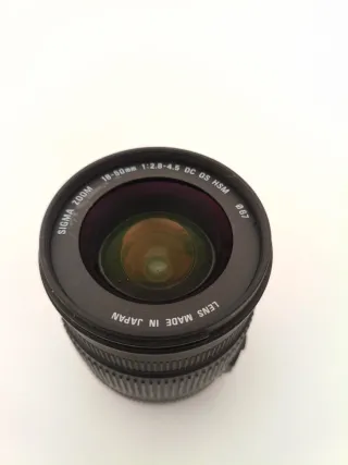 Objetivo Sigma 18-50mm f/2.8-4.5 DC HSM para NIKON