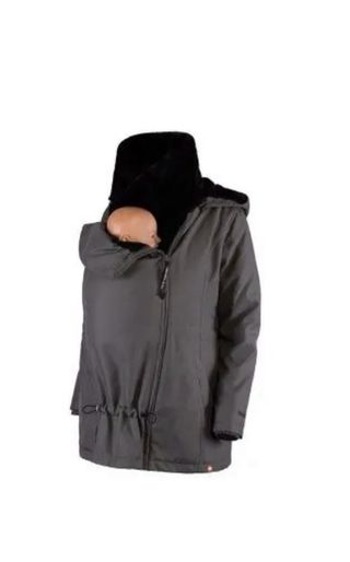 Abrigo premamá y porteo Wombat & Co azul