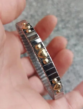 Bracciale Cuori Oro Giallo 750