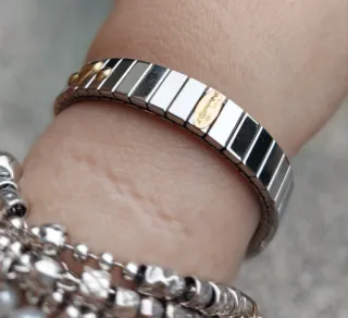 Bracciale Cuori Oro Giallo 750