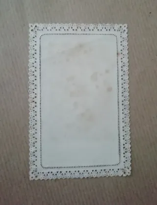 Antica stampa religiosa S. Joseph con pizzo