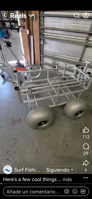 Carro de pesca Aluminio preguntar precio