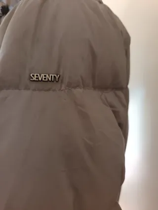 Cappotto piumino lungo donna grigio