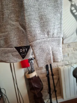 Jersey Superdry gris y naranja