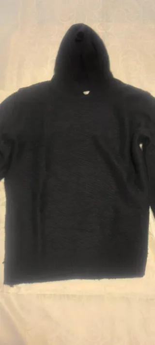 Jersey con capucha negro talla XL