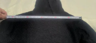 Jersey con capucha negro talla XL