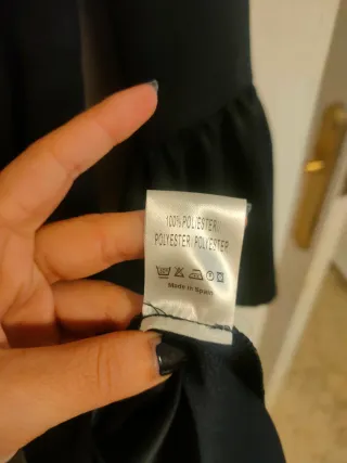 Vestido Dolores Promesas Azul Marino Talla 36