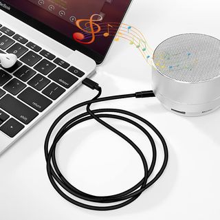 Coomoors Aux to USB Adapter, Jack 3.5mm a USB 2.0