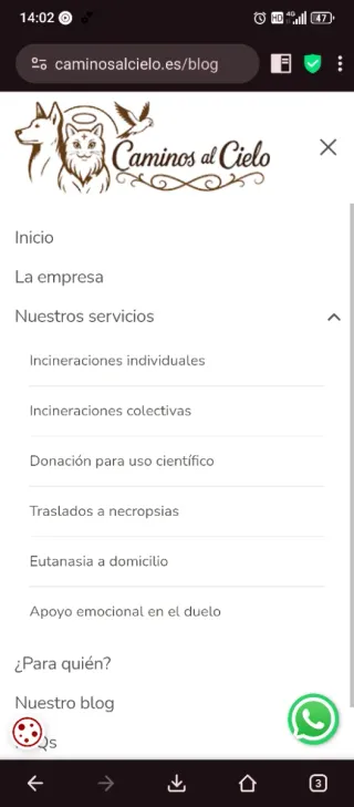 Servicios funerarios y científicos para mascotas