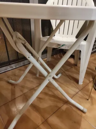 Conjunto mesa y 2 sillas jardín