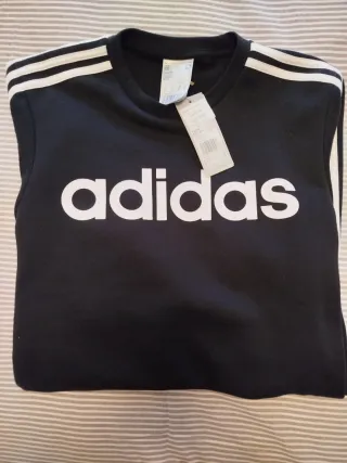 Sudadera Adidas Negra Nueva con etiqueta.