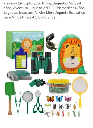 Kit Explorador Niños 27 Piezas