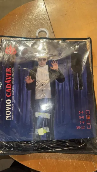 Disfraz Novio Cadáver Niño Tallas 5-6