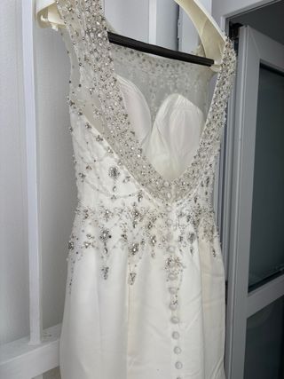 Vestido de Novia con Pedrería