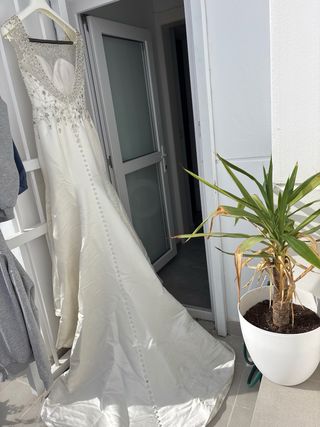 Vestido de Novia con Pedrería