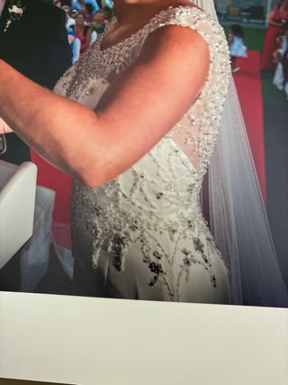 Vestido de Novia con Pedrería