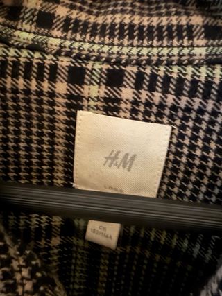 Camicia H&M a quadri con zip