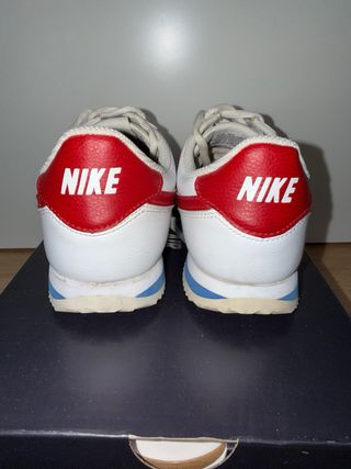 Zapatillas Nike Cortez Blancas y Rojas