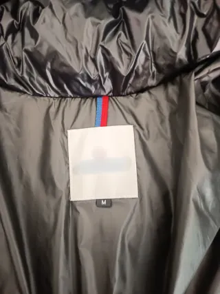 Chaqueta acolchada negra talla M