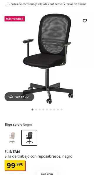 URGE! Escritorio y silla con reposabrazos.