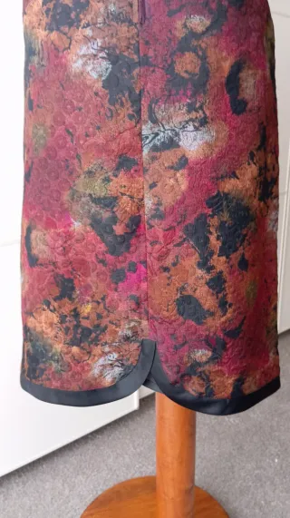 Falda vintage multicolor