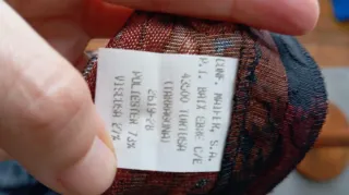 Falda vintage multicolor