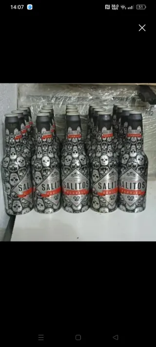 15 bottiglie in alluminio Salitos