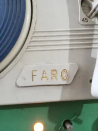 Tocadiscos Faro Vintage