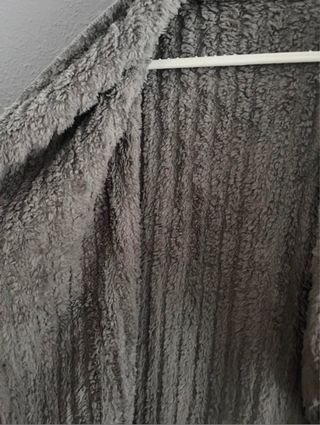 Chaleco pelo gris talla única