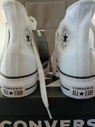 Converse Plataforma Talla 40 Blancas