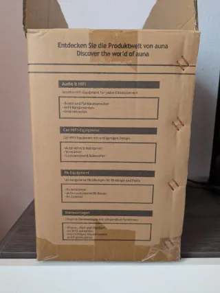 Altavoces Auna 70W RMS + 2 cables