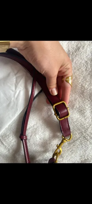 Bolso Isabel Marant Burdeos con Tachuelas Doradas