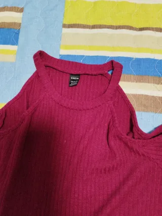 Jersey sexy escotado rojo