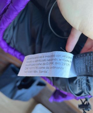 Giacca The North Face 700 Viola Nera