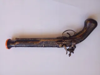 Pistola de plástico para disfraz