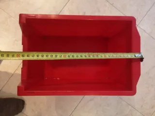 Cassetti Organizzatori Impilabili Rossi