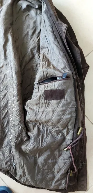 Casaco de camurça homem