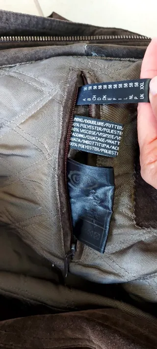 Casaco de camurça homem