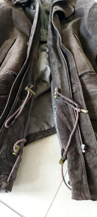 Casaco de camurça homem